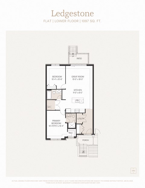 a floor plan of a bedroom apartment